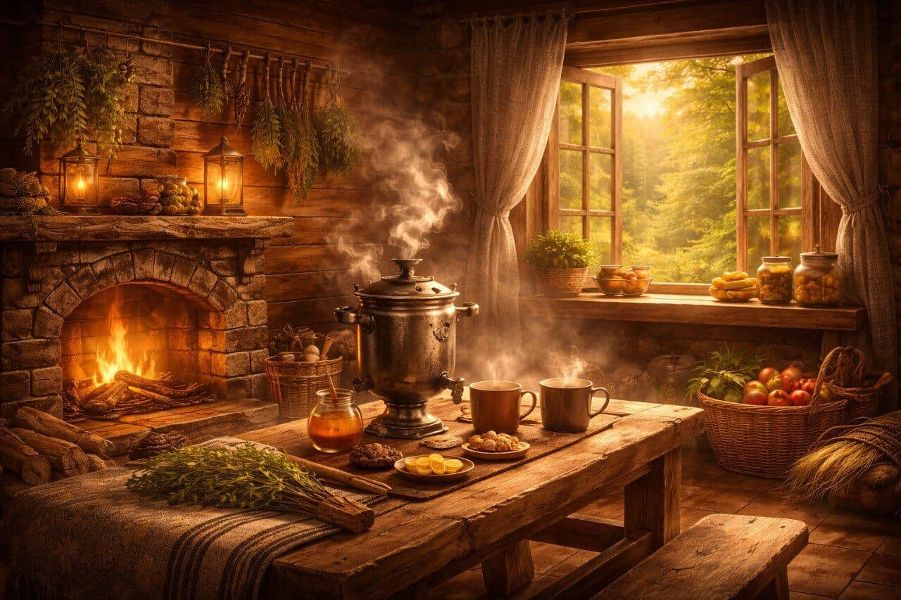 Русская баня, парная